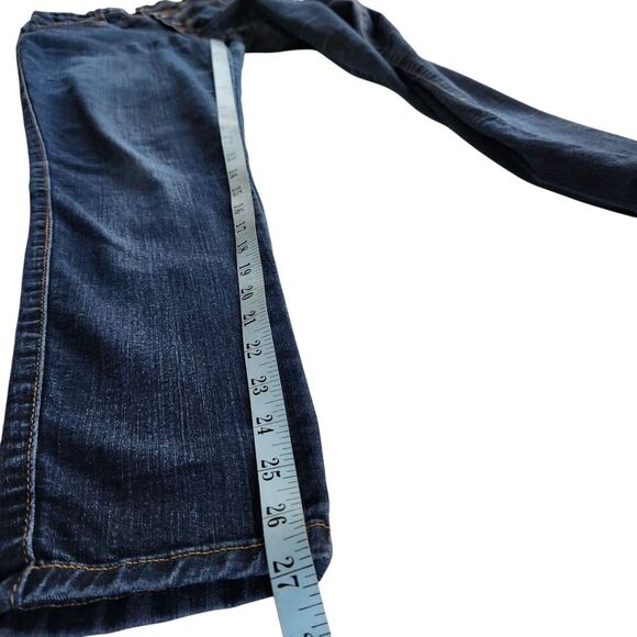 Judy Blue Jeans Size 7 Blue Color Front Buttons Made In USA - Picture 5 of 14